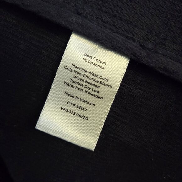 Talbots Stretch Corduroy Trucker Jacket Women's XL Black - Picture 8 of 11